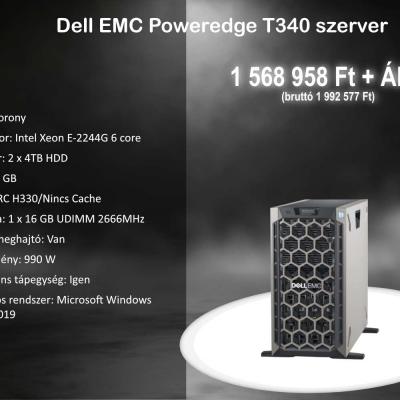 Dell EMC Poweredge T340 szerver