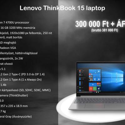 Lenovo Thinkbook 15 20vg0008hv Laptop