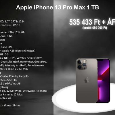 Apple Iphone 13 Pro Max mobiltelefon